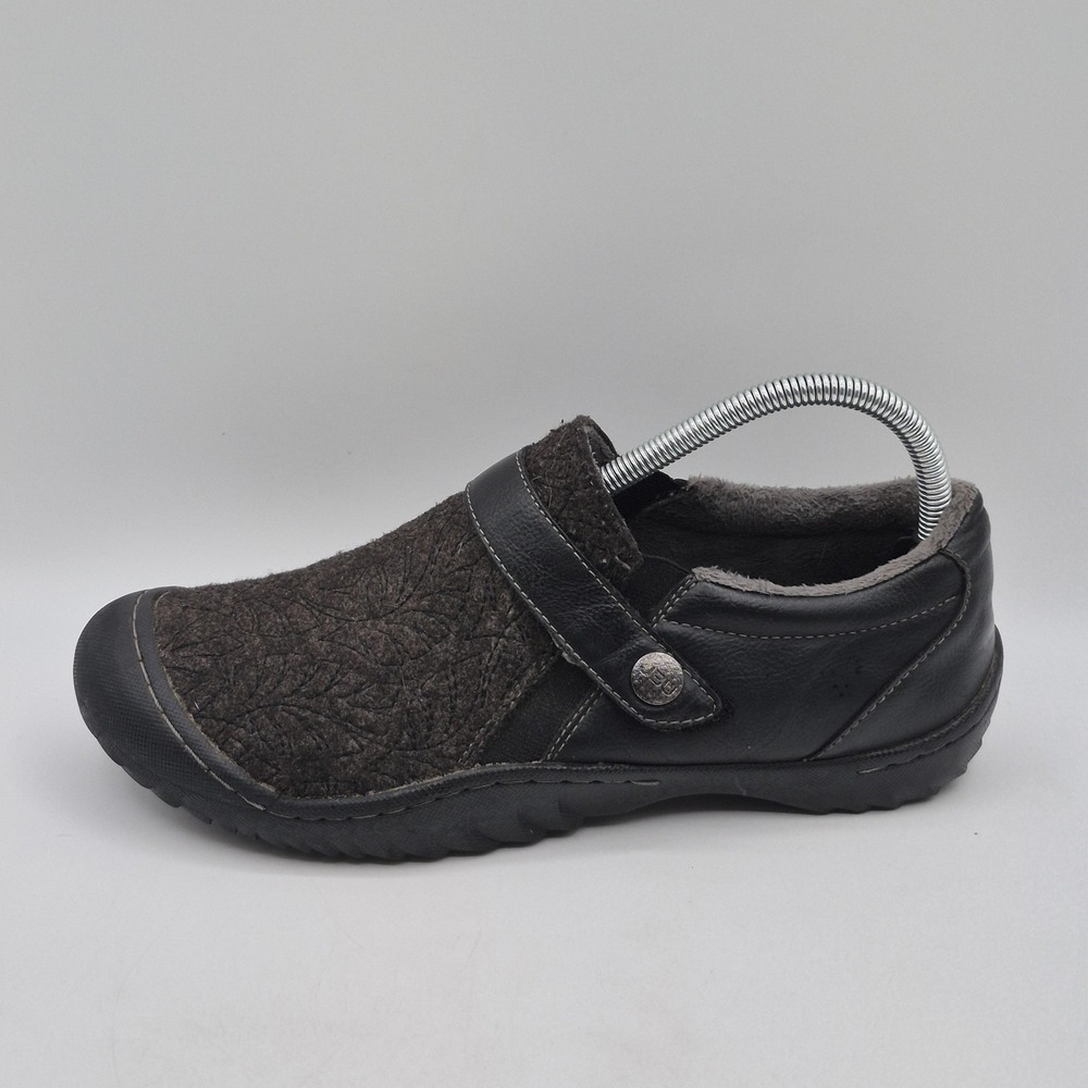 JBU by‎ Jambu Shoes Womens Size 9.5 Black Blakely Faux Fur Clog Mule JB16BLK01 - Picture 2 of 13